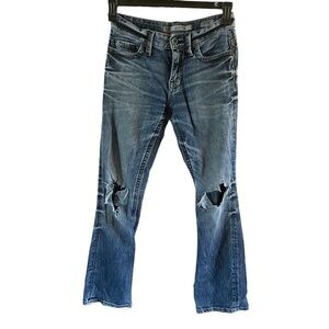 BKE Aiden Bootleg Jeans size 27 regular distressed